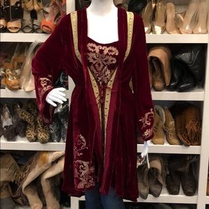Tasha Polizzi Velvet Royal Robe&Tunic💋NWT